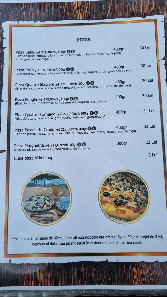 Menu Pensiune-Restaurant “La Pădurea Statului”-2