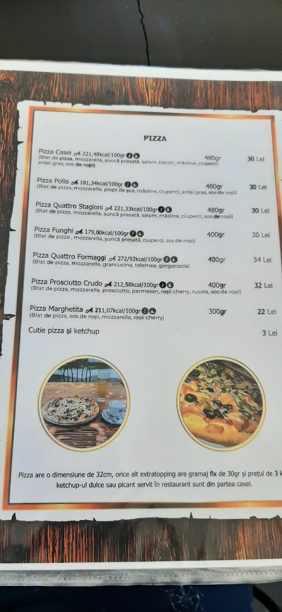Menu Pensiune-Restaurant “La Pădurea Statului”-9